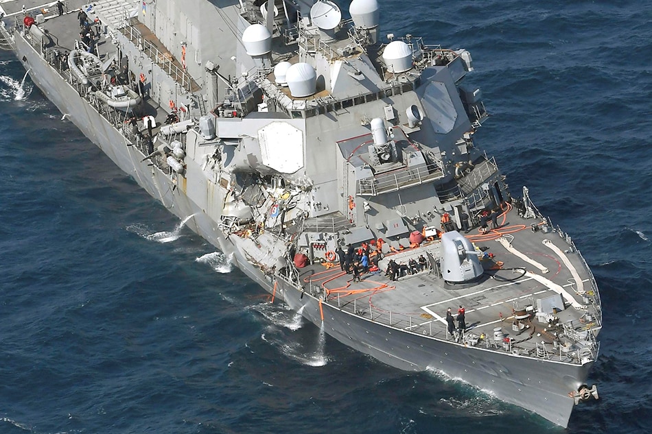Incidente com destróier USS Fitzgerald: capacidade para uma guerra real é duvidosa