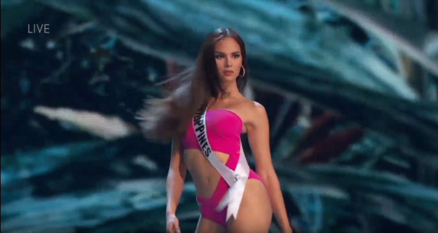 Catriona Grays Slow Mo Twirl In Miss Universe Prelims Captivates