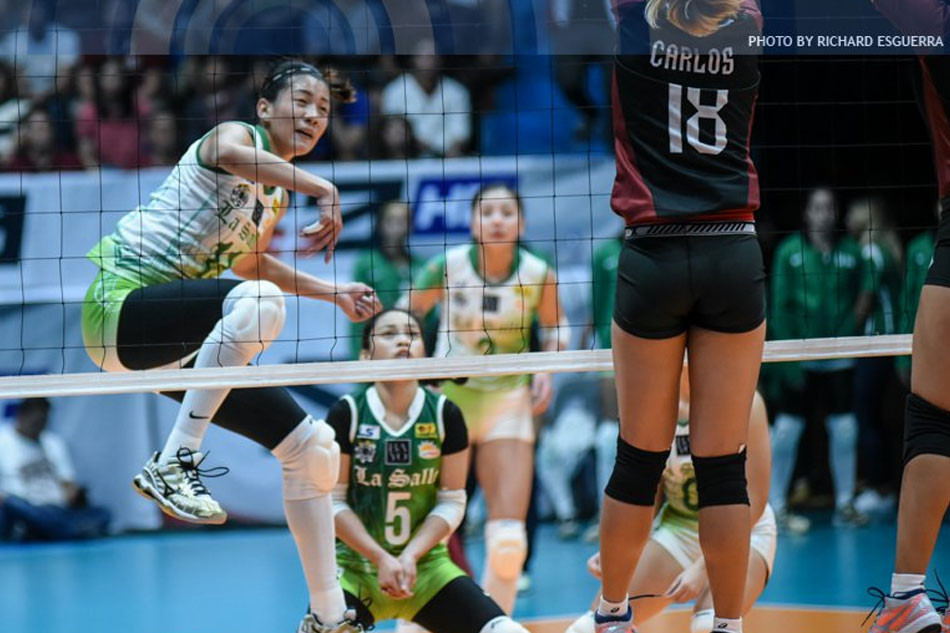 Uaap Volleyball La Salle Grabs Second Win In Sweep Of Up Abs Cbn News