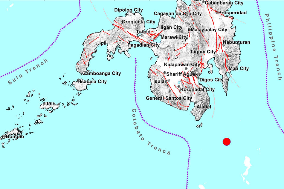 Multiple Quakes Jolt Davao Occidental Abs Cbn News