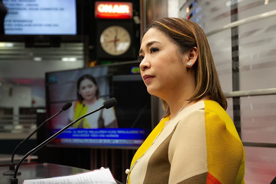 Laguna 3rd District Rep. Sol Aragones during her guesting at Dos por Dos on March 6, 2020. Michael Bagtas, ABS-CBN News/File