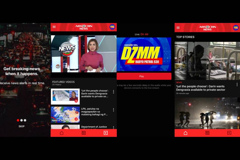ABS CBN News App Adds Listen Voice Search Features Filipino News
