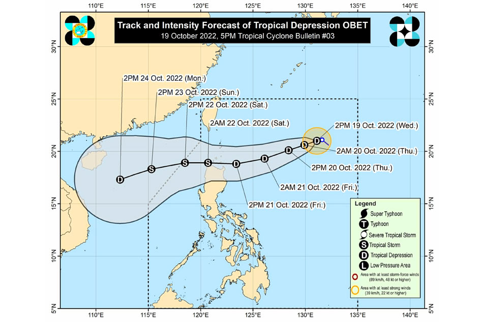 Obet May Become Tropical Storm This Weekend PAGASA ABS CBN News