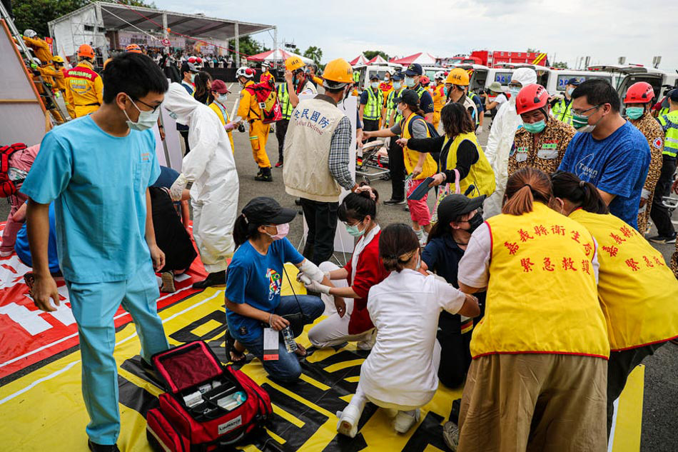 Taiwan Holds Emergency Response Drill ABS CBN News