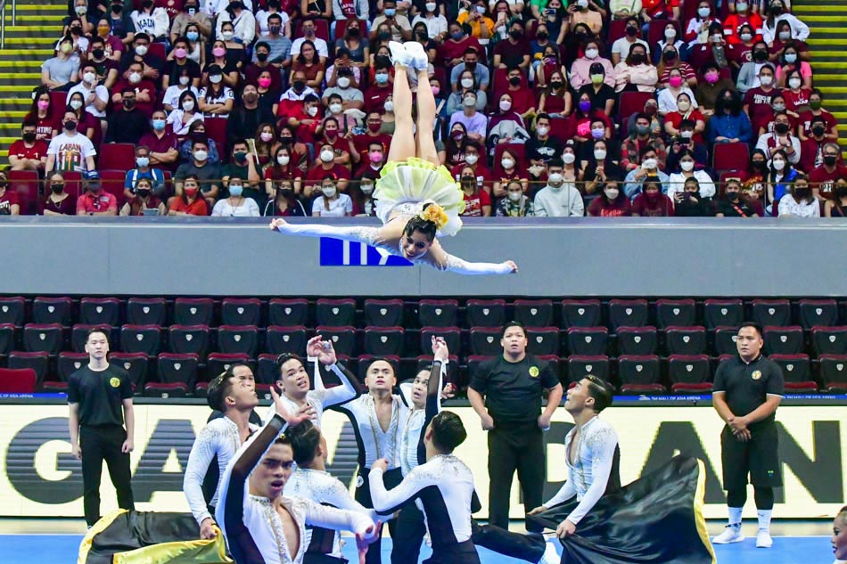 IN PHOTOS FEU Pep Squad Wins UAAP Season 84 Cheerdance Title ABS CBN