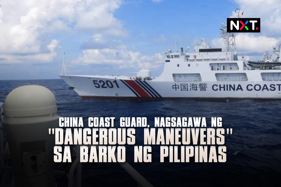 China Coast Guard Nagsagawa Ng Dangerous Manuevers Sa Barko Ng