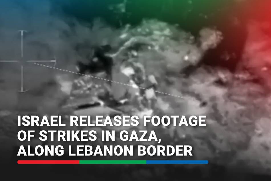 Israel Releases New Footage Of Strikes In Gaza ABS CBN News