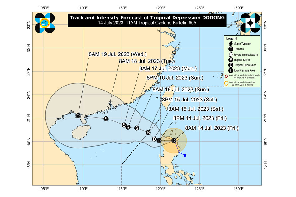 Tropical Depression Dodong Makes Landfall In Isabela ABS CBN News