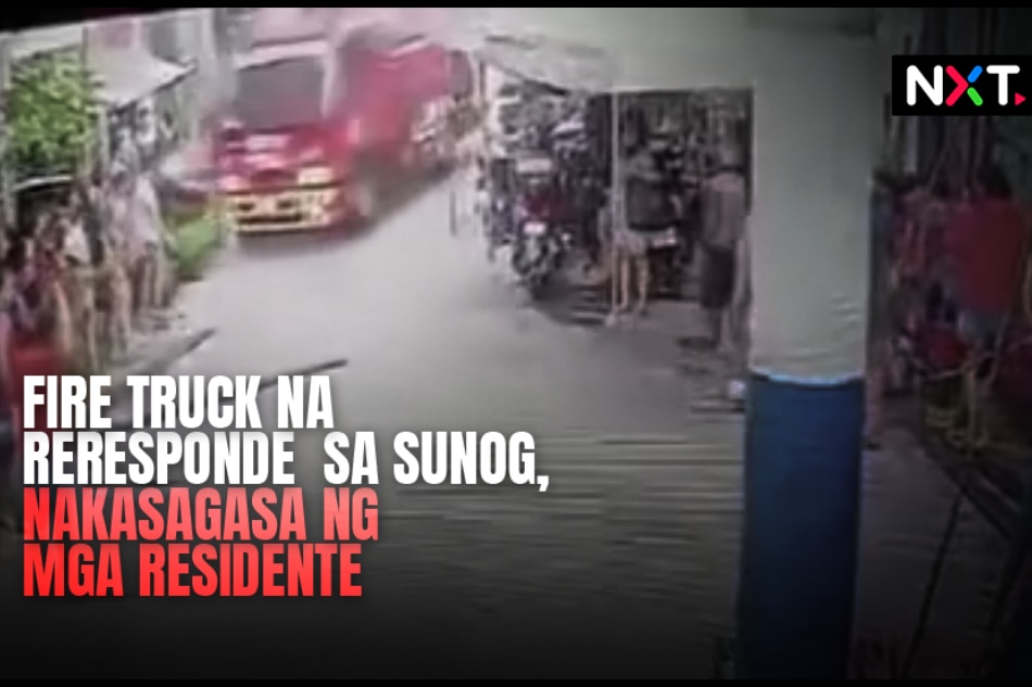 Fire Truck Na Reresponde Sa Sunog Nakasagasa ABS CBN News