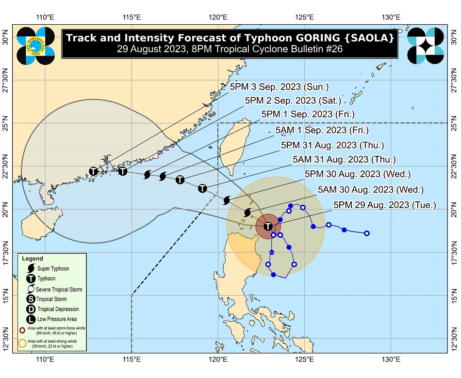 Typhoon Goring Intensifies Slightly Over Extreme N Luzon Abs Cbn News