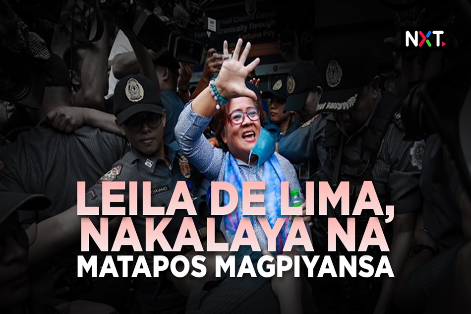 Leila De Lima Nakalaya Na Matapos Magpiyansa Abs Cbn News