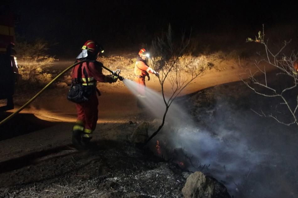 Firefighters Battle Wildfire In Spain S Tenerife Island ABS CBN News