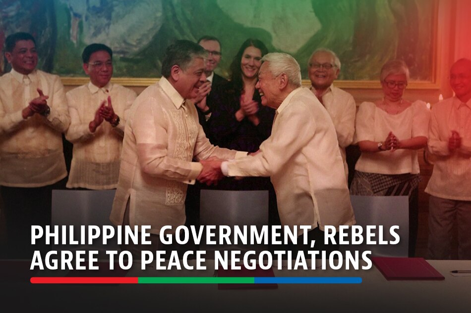 Philippine Gov T Rebels Agree To Peace Negotiations Abs Cbn News