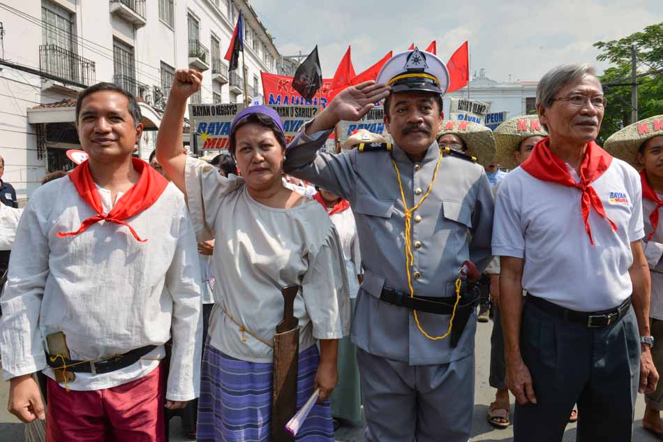 Bayan Muna members file COCs as 'Heneral Luna' revolutionaries