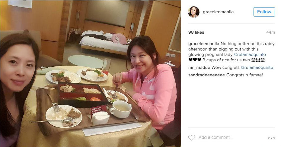 Grace Lee exposes Rufa Mae Quinto's pregnancy Grace Lee exposes Rufa Mae Quinto's pregnancy