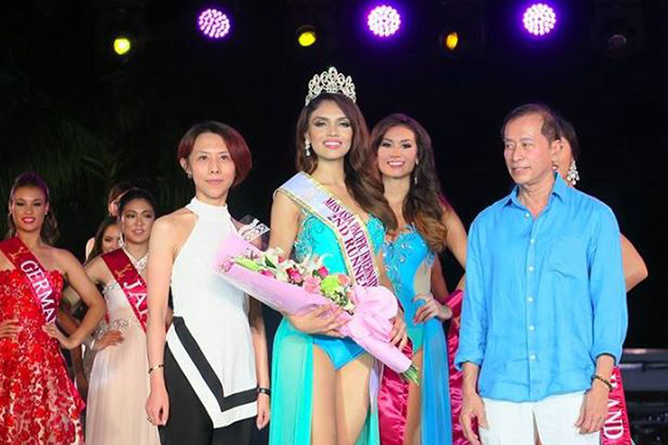 Ganiel Krishnan, Miss Asia Pacific International 2016 second runner-up. Image:  Asia Pacific International Facebook page