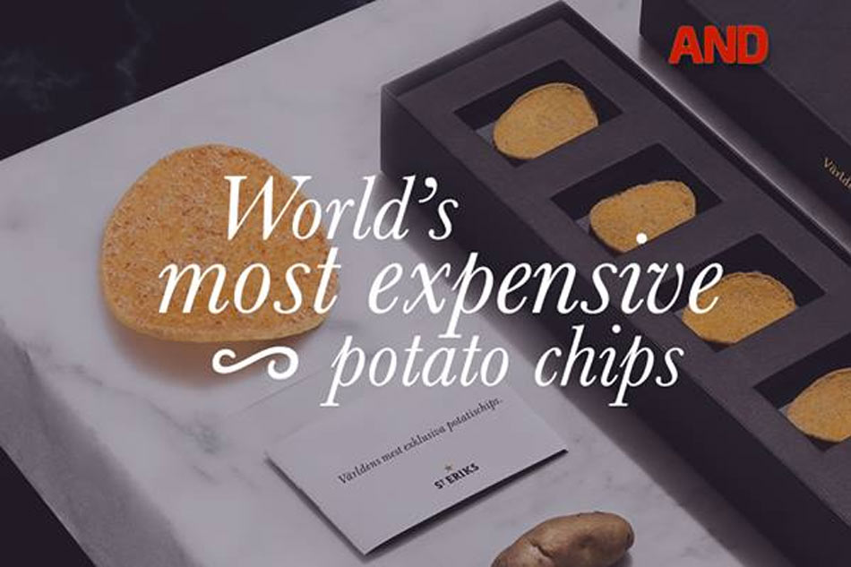 World's most expensive potato chips ABSCBN News