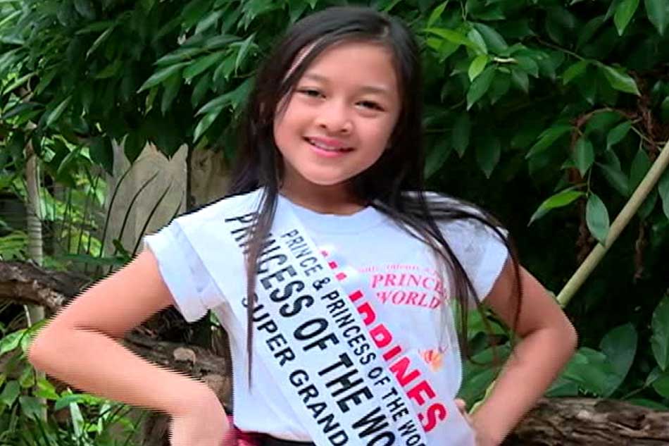 Elysha Dinn Rasay, Princess of the World 2016. Image: ABS-CBN News