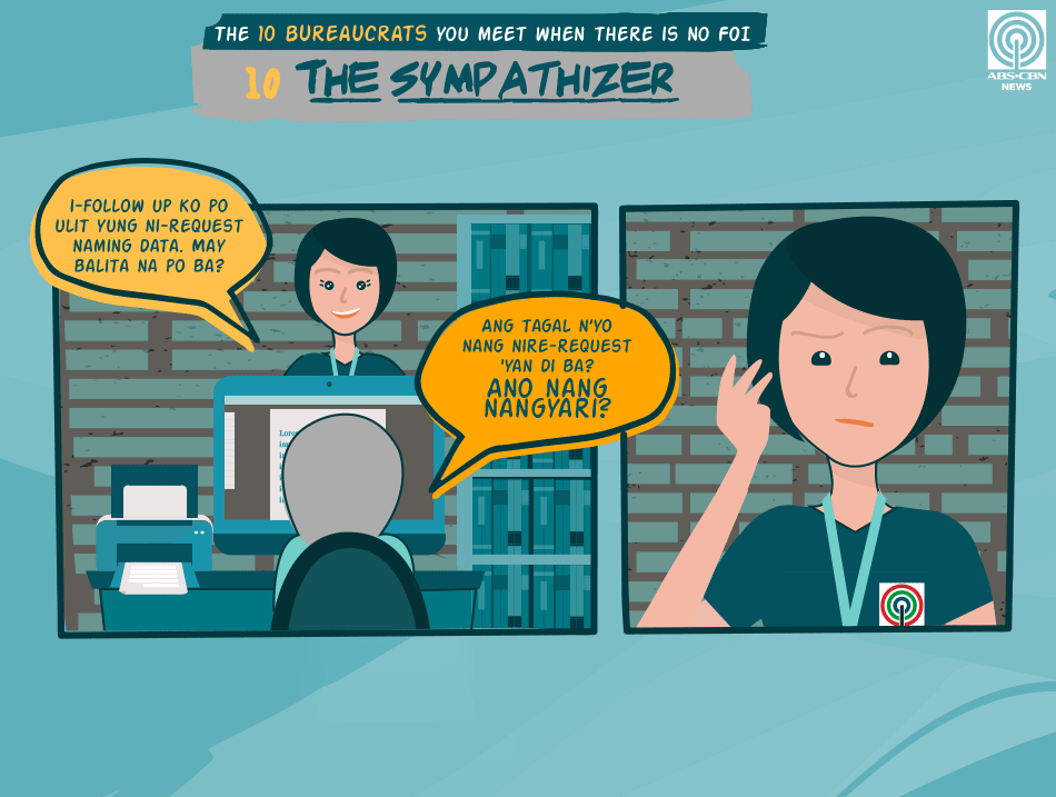 The 10 bureaucrats you meet when there is no FOI #10 3