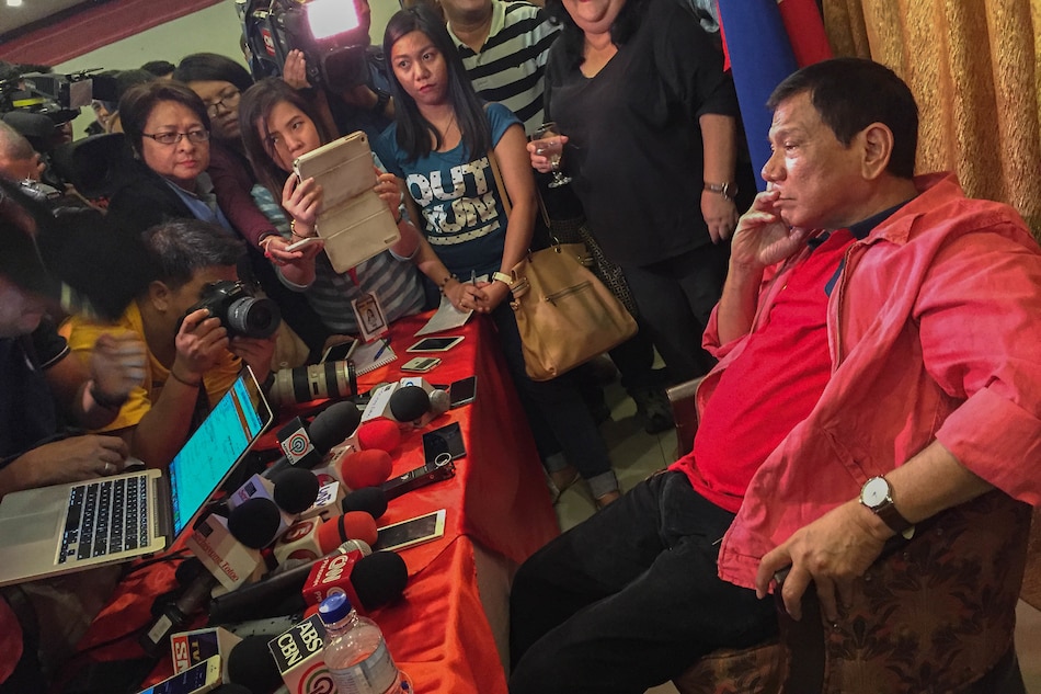 Duterte firm on shunning media, says spokesman