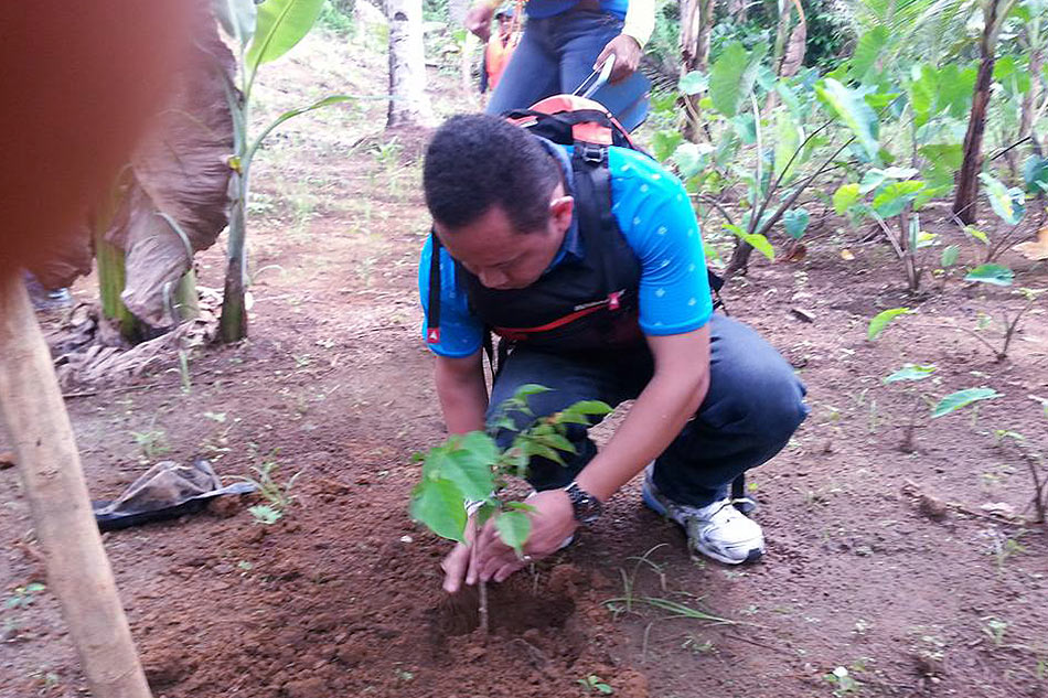 ABSCBN Foundation leads tree planting ceremony in Samar