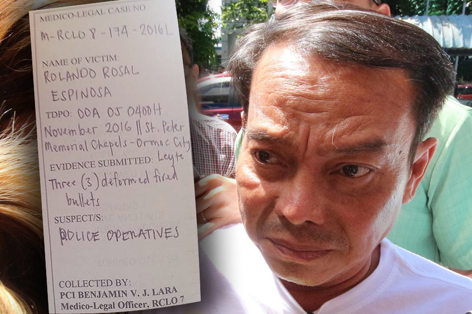 Lawmaker Sees Signs Of Summary Killing In Espinosa Slay Abs Cbn News