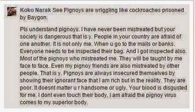 Thai who called Pinoys &#39;pignoys&#39; fired from job 1