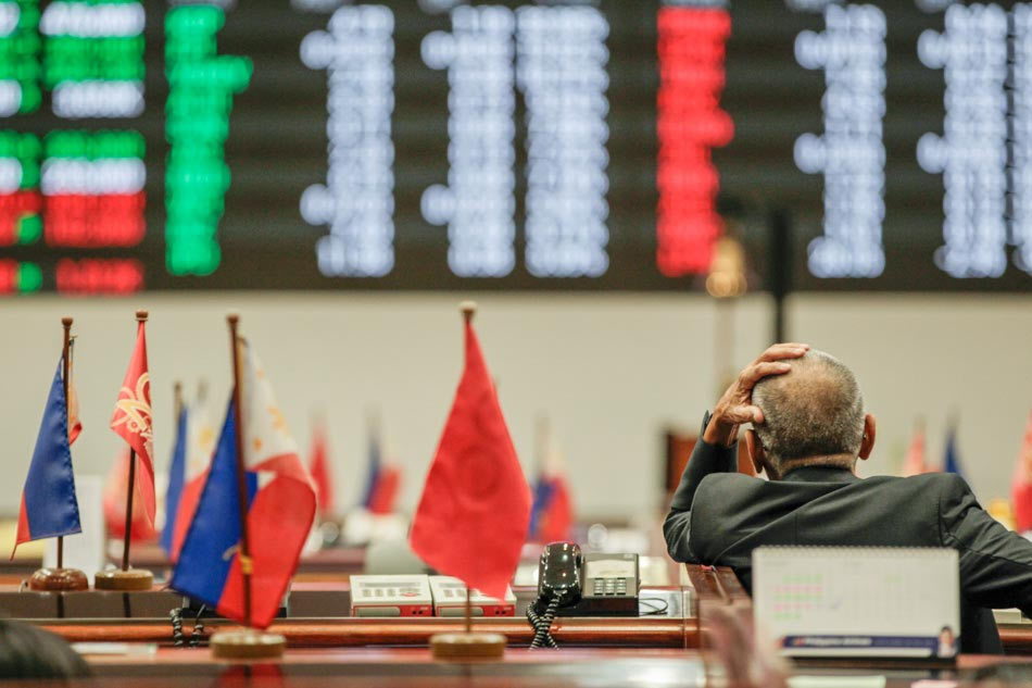 PH shares fall for second day to 6,577