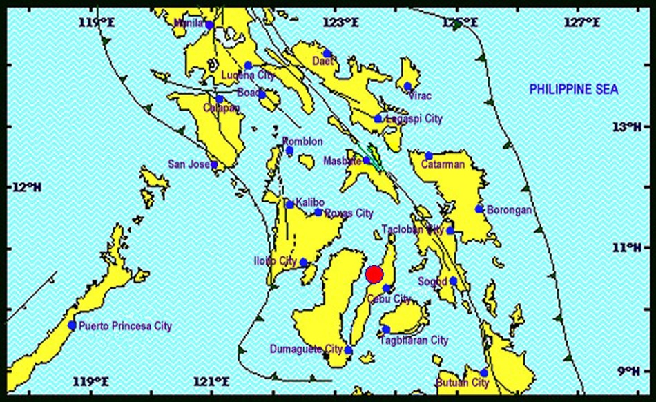 7 earthquakes rock Cebu in 6 hours 1