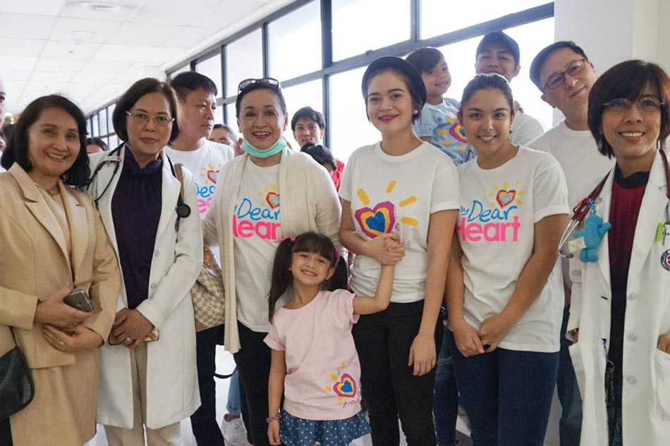 Cast Of My Dear Heart Visits Patients At Philippine Heart Center