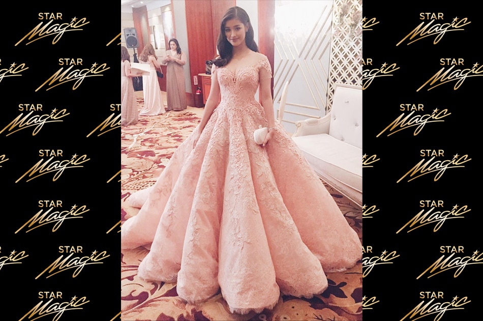 liza soberano pink gown