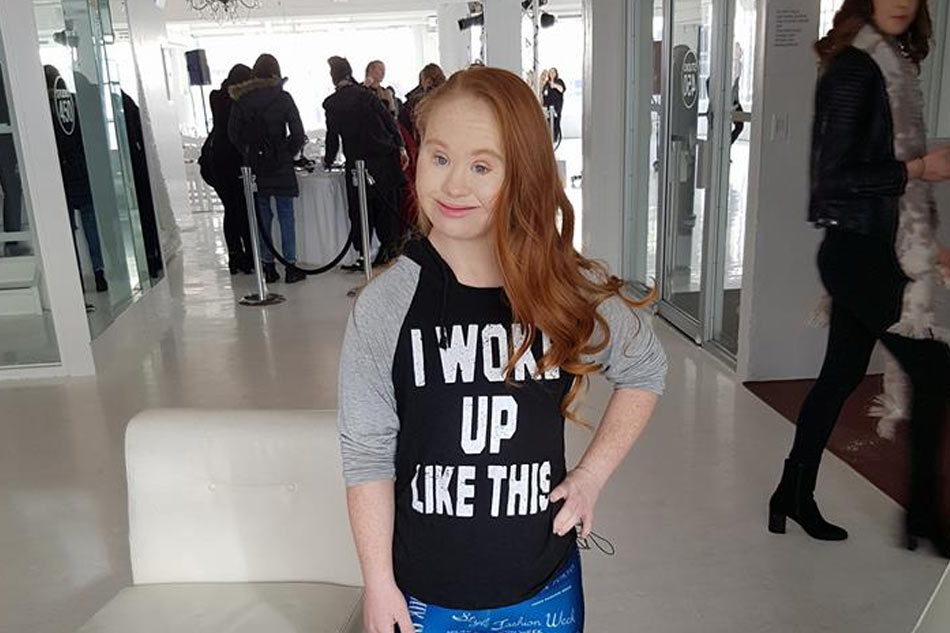 Downs Syndrome Model Debuts Label At Ny Fashion Week Abs Cbn News 