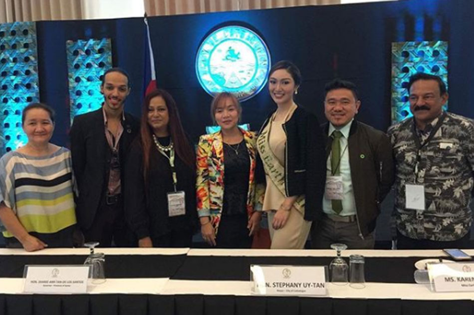 Miss Earth 2017 Karen Ibasco joins climate change conference