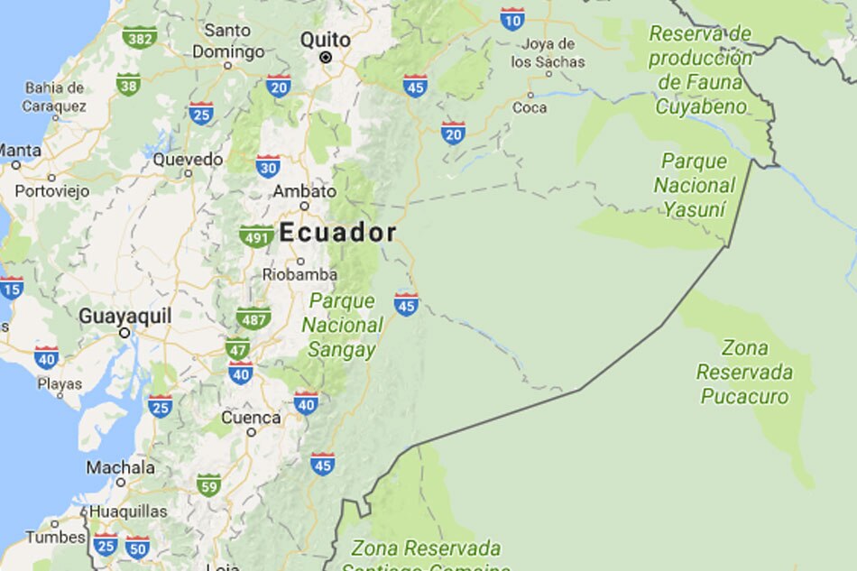 Magnitude 6.1 quake hits off Ecuador coast – USGS | ABS-CBN News