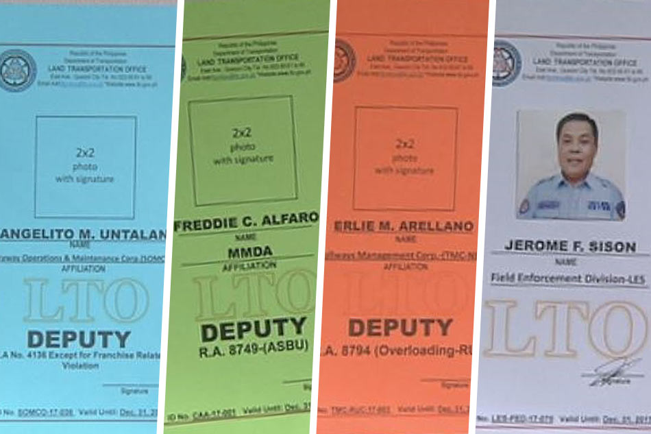 LTO color-codes traffic deputies’ IDs to show scope of duties 1