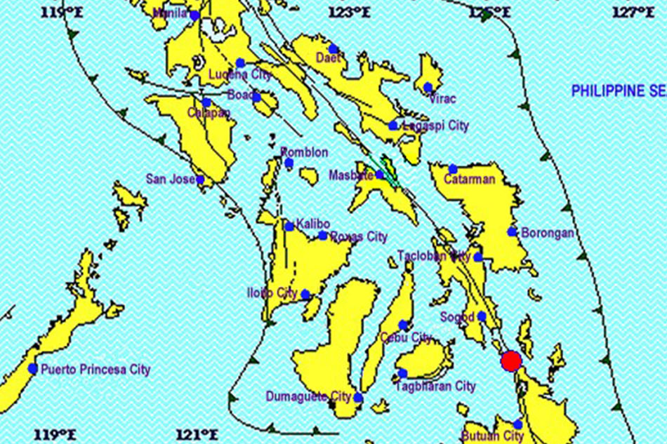 M6.7 quake strikes off Surigao City 1