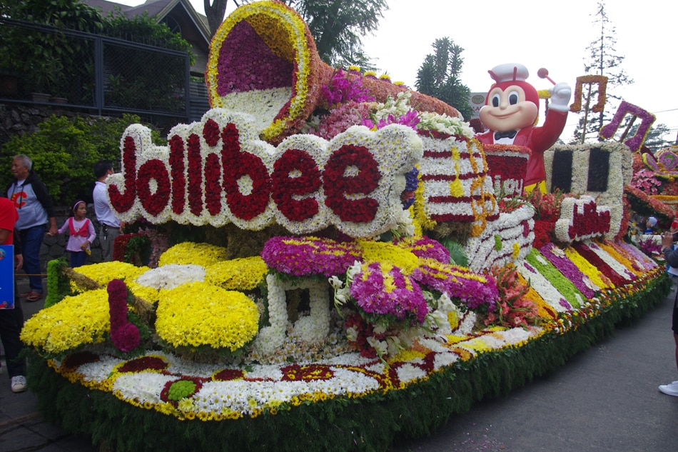 Flower floats brighten up cloudy Panagbenga grand parade ABSCBN News