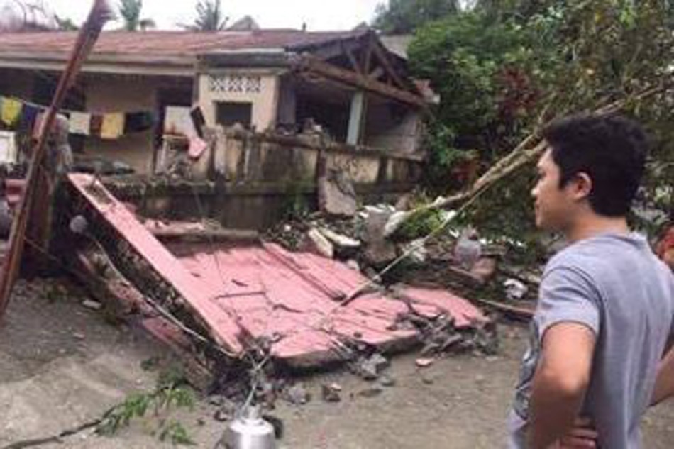 TINGNAN Pinsalang dulot ng magnitude 5.9 na lindol sa Surigao  ABS