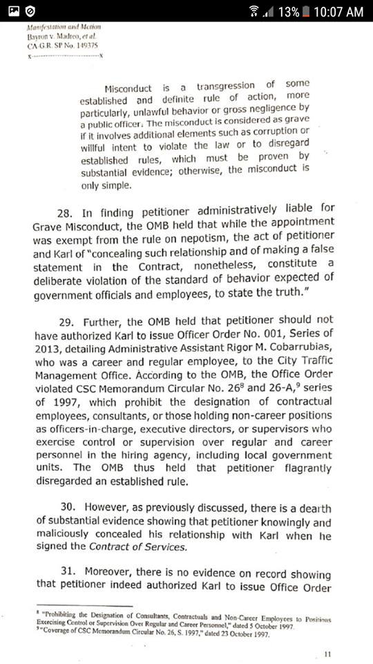 OSG supports dismissed Puerto Princesa City mayor's appeal | ABS