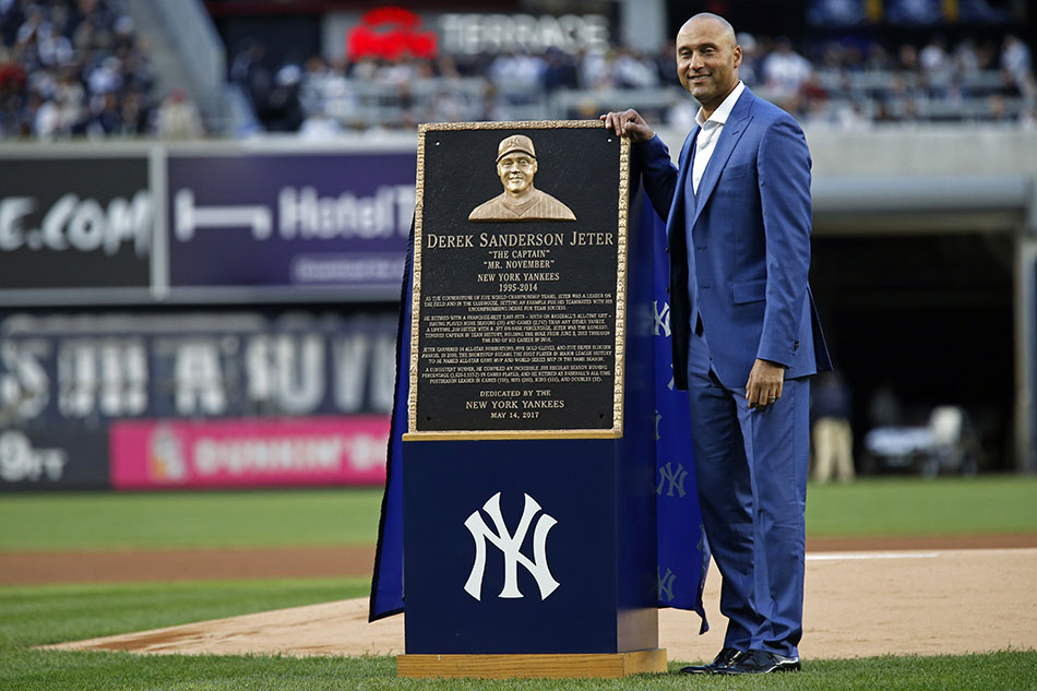 Hall of fame Derek Jeter 1995 2014 thank you for the memories