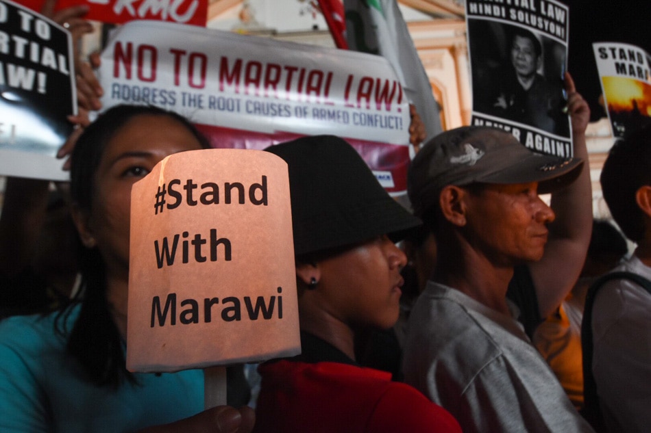 No To Martial Law: Activists | ABS-CBN News