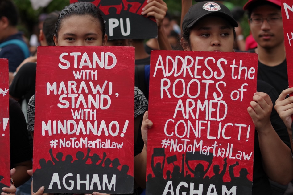 Black Friday Protest against Martial Law ABSCBN News