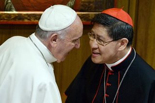 Pope Francis elevates Cardinal Tagle to highest order