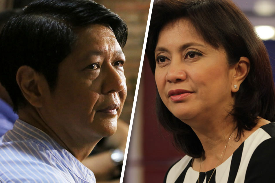 Image result for leni robredo with bongbong marcos