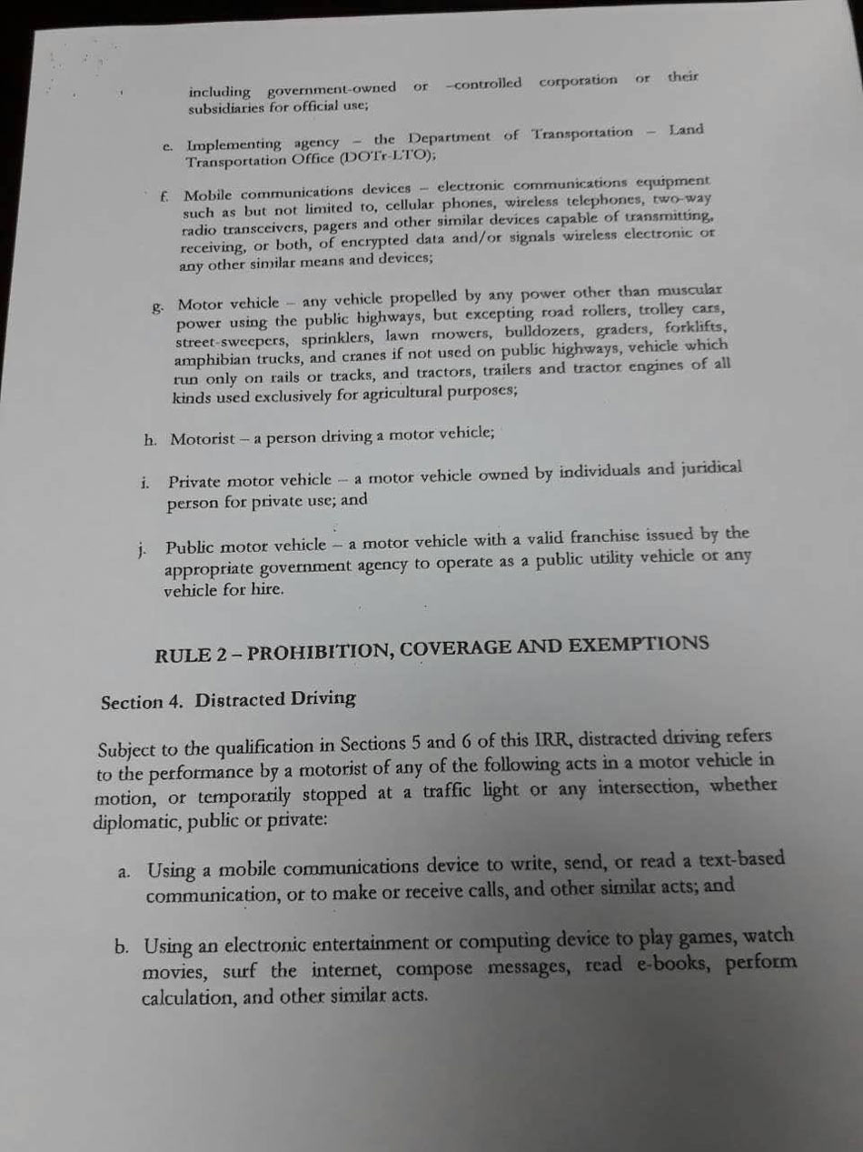 Anti-Distracted Driving law to take effect on July 6 | ABS-CBN News