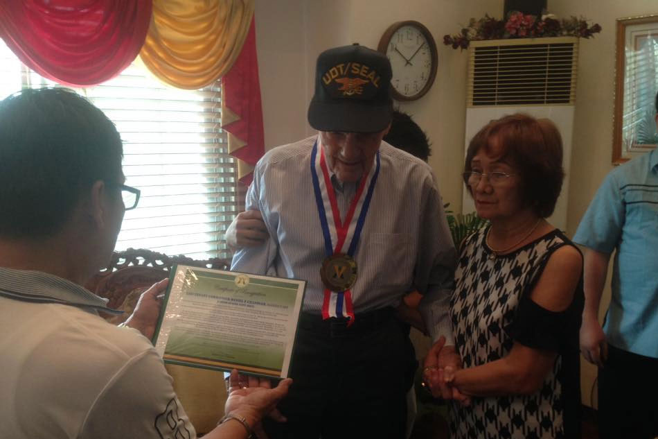 ww2 veteran who landed with macarthur in leyte gets philippine