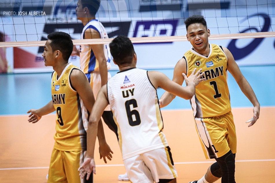 Army, Sta. Elena dispute last semis spot in PVL men's division | ABS ...