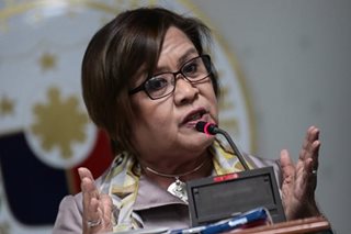 ‘No proof’: De Lima moves to junk 'disobedience to summons' case
