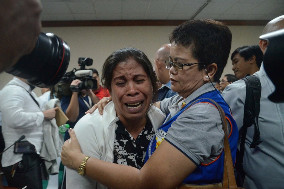 Kian's mother breaks into tears | ABS-CBN News