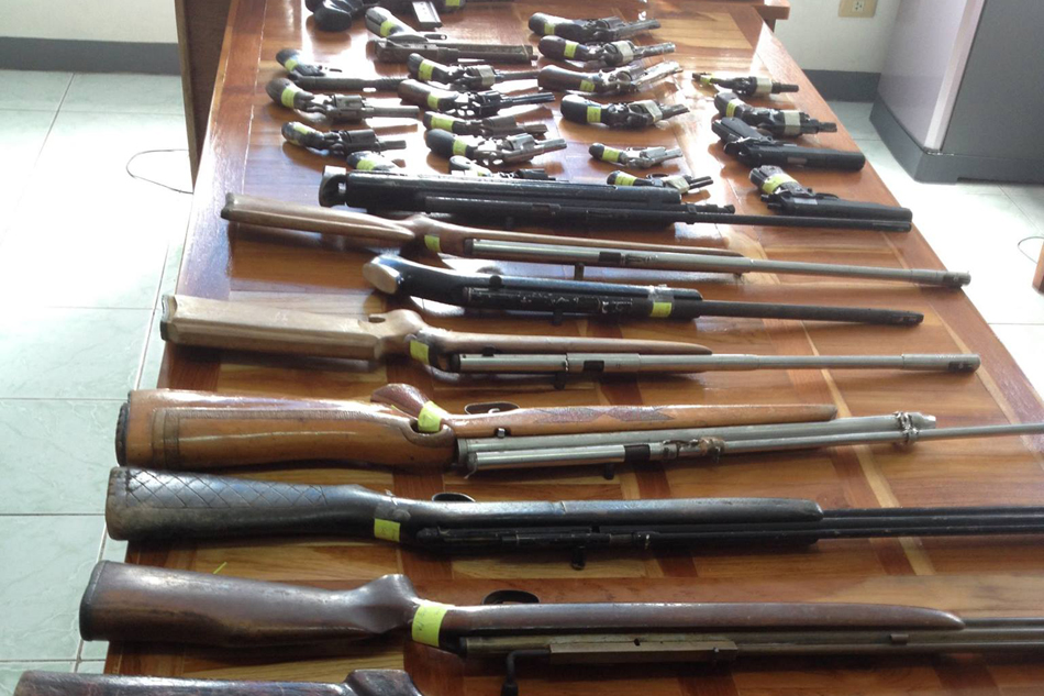 30 loose firearms isinuko sa La Union